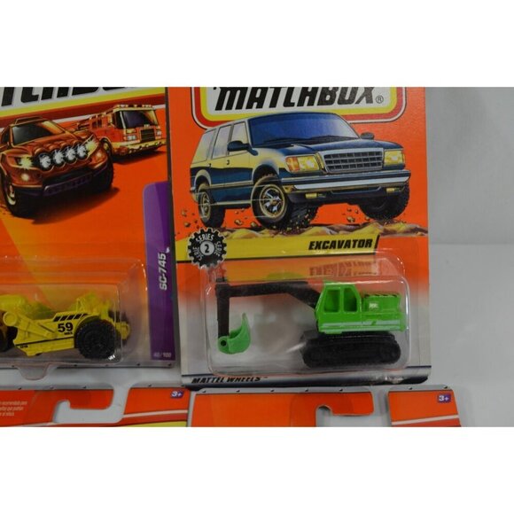 Matchbox Construction Dirt Movers Digger Excavator Skidster SC-745 Diecast Lot - Picture 5 of 11